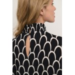 Kaffe KAkarina Amber Smock Blouse B&W